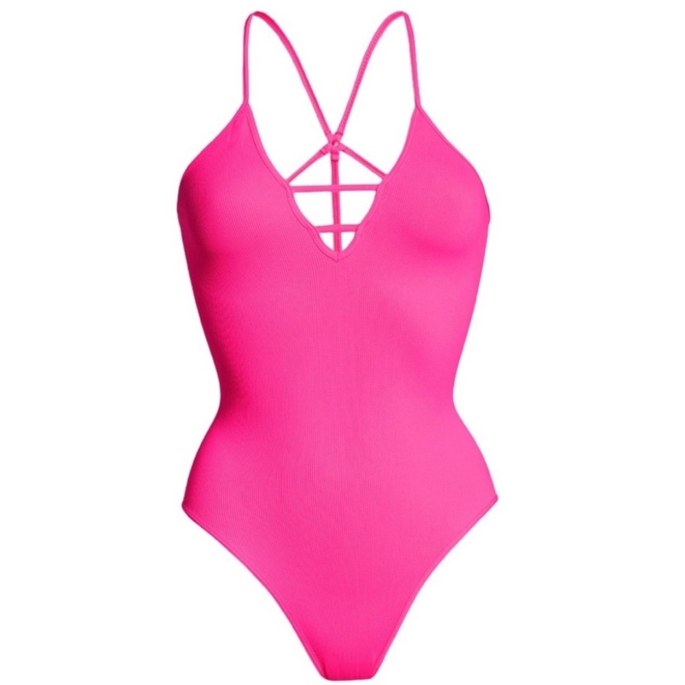 Free People Pink Dance All Day Bodysuit XS / S New with Tag